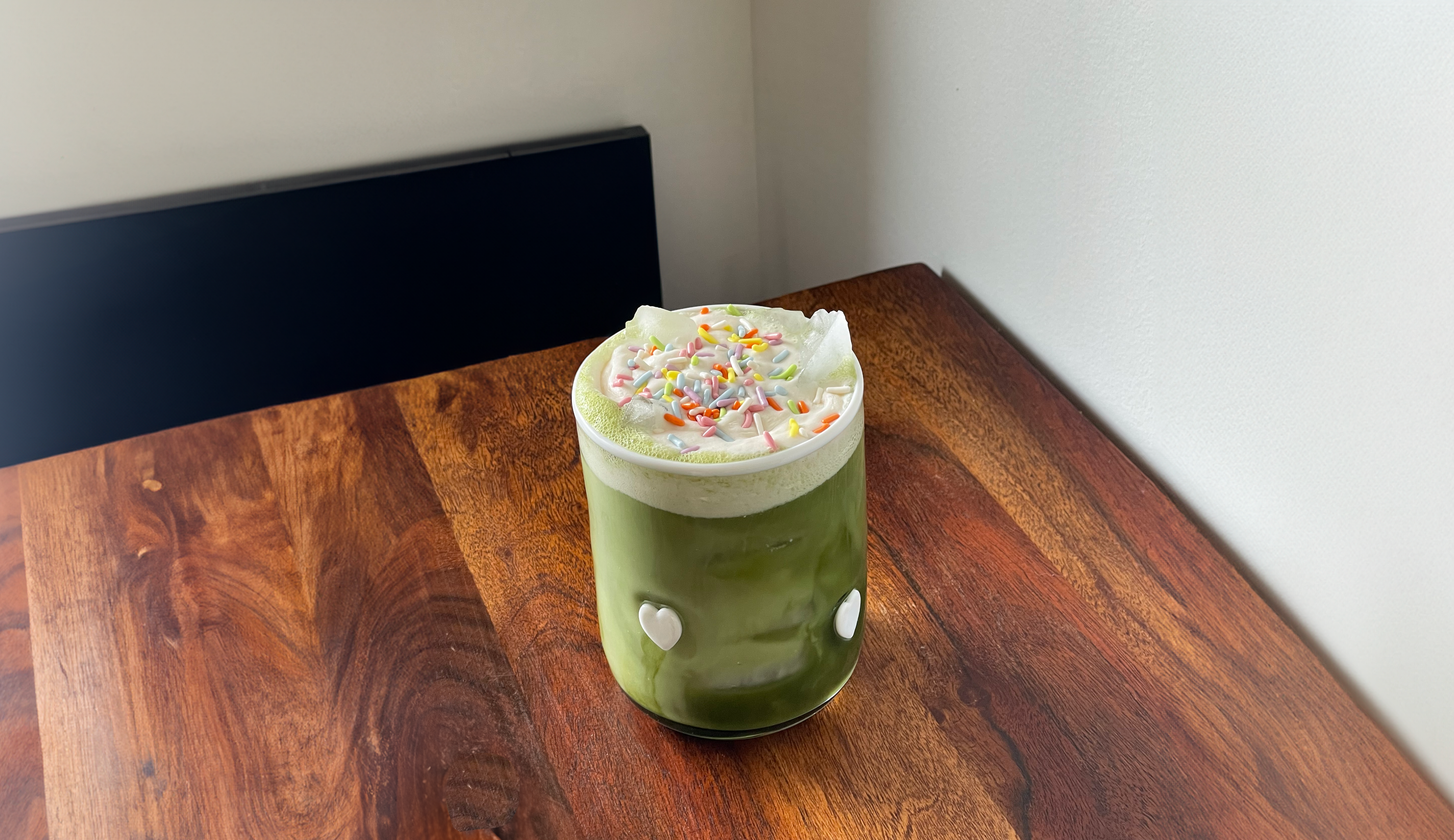 Birthday Cake Matcha Latte Recipe